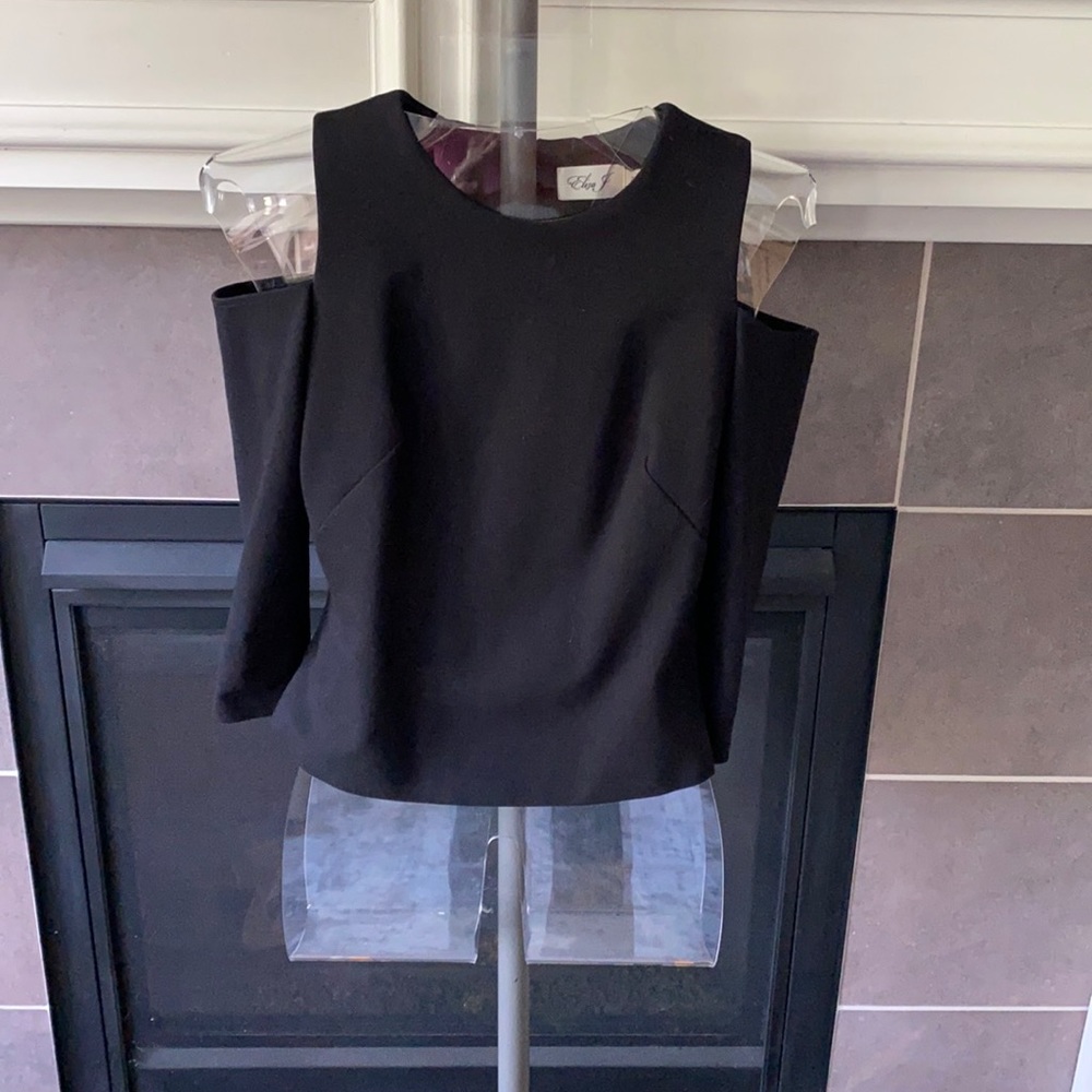Eliza J open shoulder top